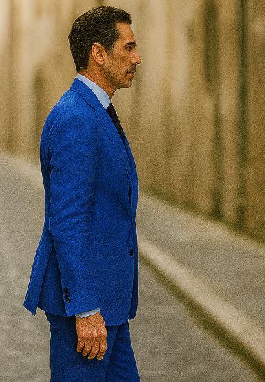 Royal Blue Suit  - Royal Blue Tiffany Color