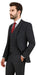 1920s Mens Suit - 1920s Mens Outfit - 1920s costume  Bold Pinstripe Suit in  Black