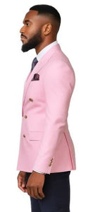Light Pink Double Breasted Sport Coat