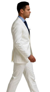 White 2 Button - Beach  Wedding