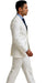 Linen Suit - Mens Summer Suits in  White 2 Button - Beach  Wedding