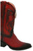 Men's King Exotic Snip Toe Stingray Boots Single Stone Handmade Burnished Burgundy (494R1243)