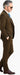 Linen Suit - Mens Summer Suits Brown Linen Color - Beach Wedding