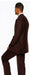Brown Slim Fit 2 Piece Tuxedo With Satin Peak Lapel