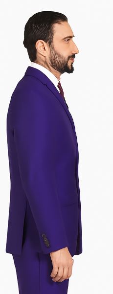 Mens Purple Suit - Double Breasted Suit - 1920s Suit - Mardi Gras Suit