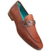 Mezlan Men's Salva Hand-Woven Bit Loafers – Cognac & Brown Leather Slip-Ons