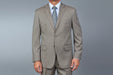 Men'S Sand Twill-Pattern 2-Button Khaki ~ Texture ~ Sand Pattern Cheap Priced Business Suits Clearance Sale 2 Piece Suits - Two Piece Business Suits Suit