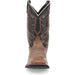 Laredo Montana Sand and Brown Leather Broad Square Toe Boots for Men