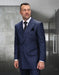 Statement Men's 2 Piece 100% Wool Plaid Fashion Suit - Double Breasted