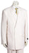 Sear Sucker Suit Mens Unique Double Breasted Suits Seersucker Sear sucker suit  in Soft Poly Rayon White  ( Tan ~ Beige ~ Sand) Leisure Casual Suit For Sale