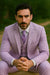Sear Sucker Suit Mens 3pc 100% Cotton Seersucker Sear sucker suits Lavender & Pink - High End Suits - High Quality Suits