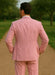Sear Sucker Suit Mens 3pc 100% Cotton Seersucker Sear sucker suits Lavender & Pink - High End Suits - High Quality Suits