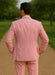 Sear Sucker Suit Mens 3pc 100% Cotton Seersucker Sear sucker suits Lavender & Pink - High End Suits - High Quality Suits