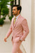 Sear Sucker Suit Mens 3pc 100% Cotton Seersucker Sear sucker suits Lavender & Pink - High End Suits - High Quality Suits