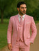 Sear Sucker Suit Mens 3pc 100% Cotton Seersucker Sear sucker suits Lavender & Pink - High End Suits - High Quality Suits