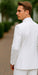 Sear Sucker Suit Mens 3pc 100% Cotton Seersucker Sear sucker suit White & Black - High End Suits - High Quality Suits