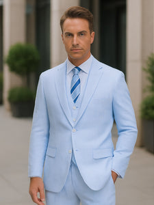Sear Sucker Suit Mens 3pc 100% Cotton Seersucker Sear sucker suits Taupe - High End Suits - High Quality Suits