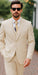Sear Sucker Suit Mens 3pc 100% Cotton Seersucker Sear sucker suits Taupe - High End Suits - High Quality Suits