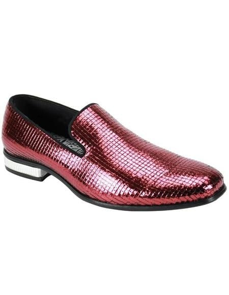 Burgundy Velvet Shoes