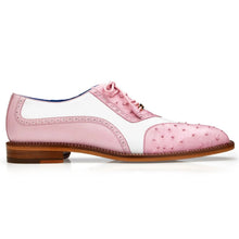 Men's Belvedere Sesto Dress Shoe in Pink & White CLOSEOUT SIZE 13