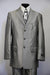 Men's Sharkskin Metallic Zoot Suit Silver