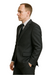 Dark Navy Wide Pinstripe 2 Button Men's Suit - Dark Blue Suit