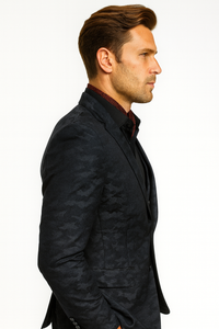 Mens Slim 3 Pieces Black Suit