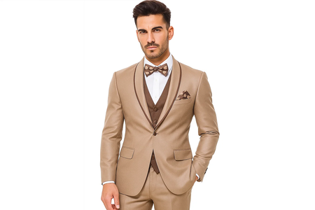 Men's Tan Cheap Priced Designer Fashion Dress Casual Blazer On Sale One Button Shawl Lapel Blazer