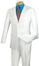 Tuxedo & Formal Shiny White Trimmed Slim Fit Suits Fitted Style  Men's Sharkskin Suit