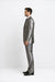 Shiny 2 Buttons Silver Grey ~ Gray Flashy Sharkskin Men's Cheap Priced Business Suits Clearance Sale