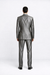 Shiny 2 Buttons Silver Grey ~ Gray Flashy Sharkskin Men's Cheap Priced Business Suits Clearance Sale