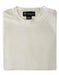 Men's Cream 80% Rayon 20% Polyester Short Sleeves Knitted Sweater
