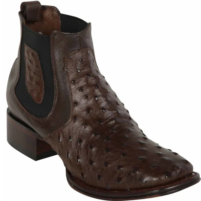 Los Altos Boots - Mens Dress Cowboy Boot - Low Priced  White Crocodile Boots- in White