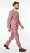 Men’s Blush Pink Double Breasted Easter Suit, Lightweight Summer Wedding Church Dress Suit Set