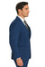 Men's Bold Gangster 1920s Vintage Navy Blue ~ White Gangster Bold Stripe 2 Buttons Vested Dress Suit for Men