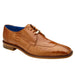 Men's Belvedere Siena Ostrich Leg Moc Toe Dress Shoe – Burned Amber