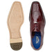 Belvedere Siena Ostrich Leg Moc Toe Dress Shoe – Burgundy