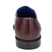 Belvedere Siena Ostrich Leg Moc Toe Dress Shoe – Burgundy
