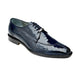 Belvedere Chapo Hornback Caiman Crocodile Dress Shoe – Black
