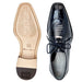 Belvedere Chapo Hornback Caiman Crocodile Dress Shoe – Black