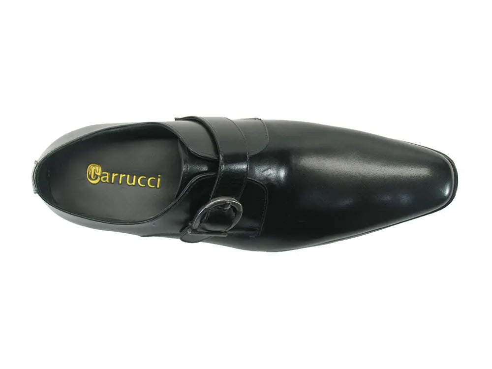 Carrucci Signature Buckle Monk Strap Shoe