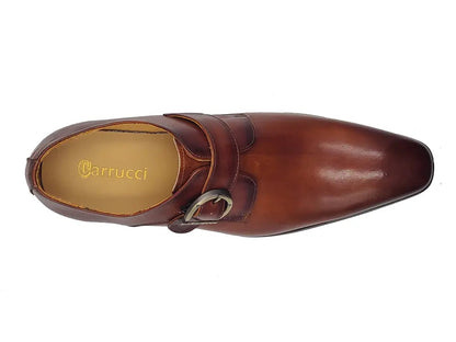 Carrucci Signature Buckle Monk Strap Shoe