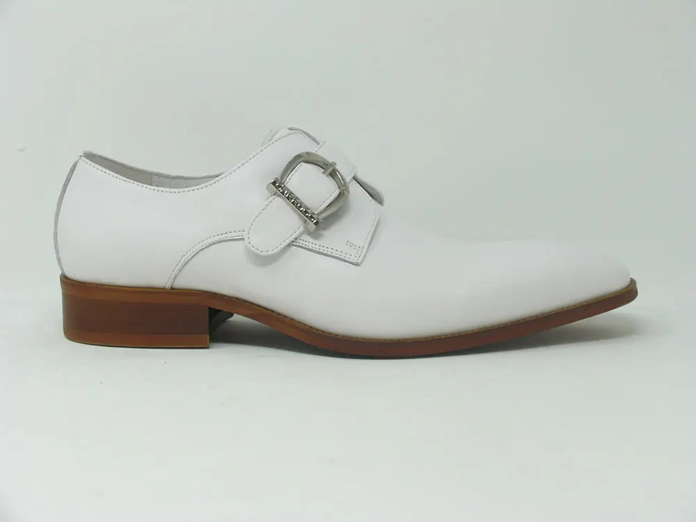 Carrucci Signature Buckle Monk Strap Shoe