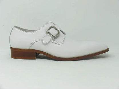 Carrucci Signature Buckle Monk Strap Shoe