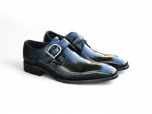Carrucci Signature Buckle Monk Strap Shoe