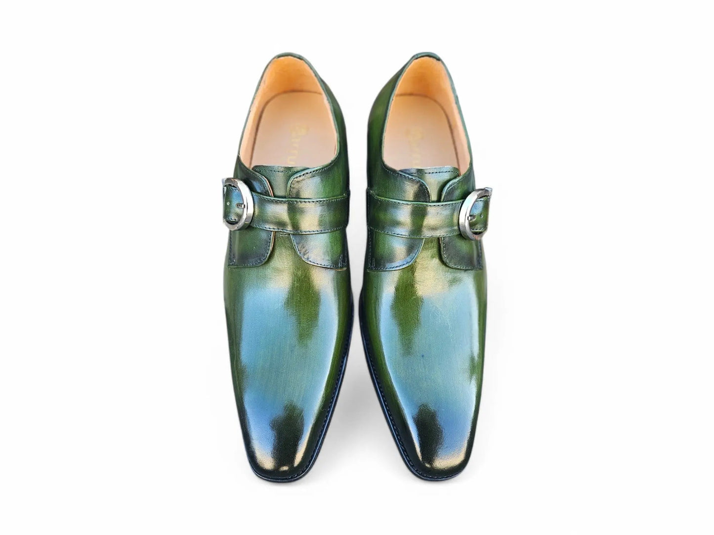 Carrucci Signature Buckle Monk Strap Shoe