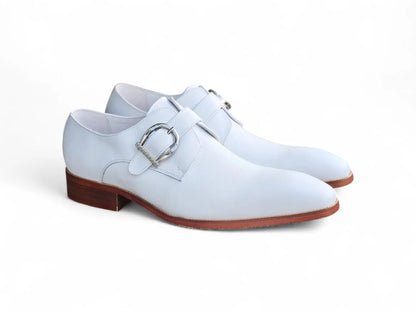 Carrucci Signature Buckle Monk Strap Shoe