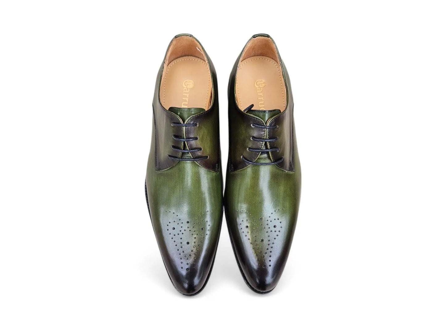 Carrucci Signature Burnished Lace-up Derby