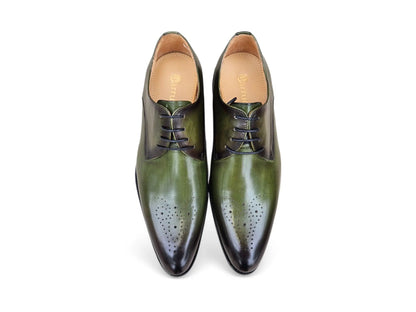 Carrucci Signature Burnished Lace-up Derby