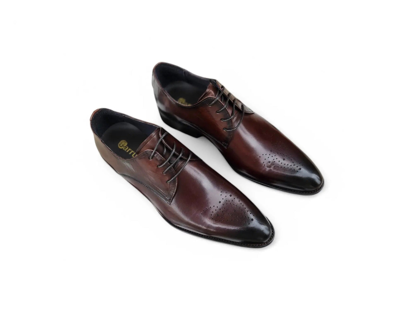 Carrucci Signature Burnished Lace-up Derby